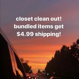 $4.99 shipping on bundled items!